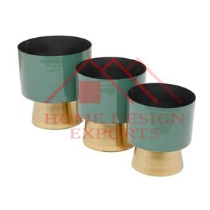 Dernier modèle Design classique Piédestal Base en laiton Jardinière moderne sur piédestal Base ronde pour salon Fleur en métal de haute qualité - Product Image 2