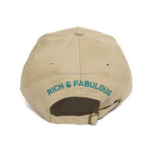 Logotipo personalizado 5 Panel A Marco Snap Back Hat Bandera 3D M Bordado Curvo Bill Gorra de algodón de béisbol al por mayor - Product Image 5
