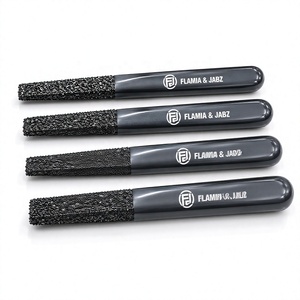 Flamia & Jabz High Quality <b>Pet</b> Nail File <b>Brush</b> Set Black Stainless Steel Claw Care Modern for Dogs - Product Image 1