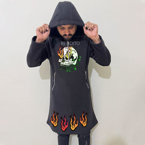 Nouveauté : Sweats à capuche pour hommes à manches longues en polaire brodée 100% coton, tissu doux, prix de gros, services OEM, pour garçons - Product Image 1