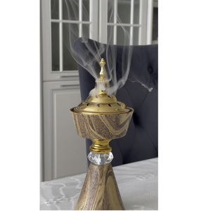Brûleur d'encens en acier inoxydable, diffuseur d'aromathérapie avec dôme perforé et base conique pour une utilisation toute l'année - Product Image 6
