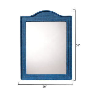 กระจกซุ้มผ้าปาล์มตกแต่งสไตล์โบฮีเมียนธรรมชาติทอจากโบฮีเมียน - Product Image 4