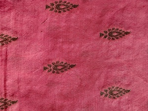 Emerald <b>Green</b> cotton Fabric With Foliage Pattern Embroidered Woven Silk Medium Weight For Women Scarves Shawls Home Textile - Product Image 2