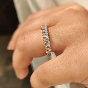 Best Quality Vintage Elegant Fashion Moissanite 925 <b>Silver</b> Band for Women Luxury Jewelry Wedding Engagement Gift Available - Product Image 4