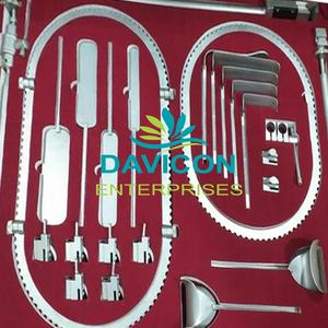 Juego de Retractores Abdominales Manuales de Acero Inoxidable de Alta Calidad |   Instrumentos de Ginecología Davicon Compatibles con Bookwalter (CE - Product Image 4