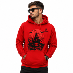 Sudadera con Capucha Personalizada de Halloween para Hombre y Mujer, Sudadera de Forro Polar Premium con Estampado Gráfico de Fantasma, Calabaza y Calavera, Proveedor OEM - Product Image 1