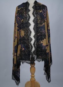 Chal de Cachemira para Mujer, con Cristales, de Lana Fina, Suave, Ligero y Elegante, para Bodas y Fiestas - Product Image 6