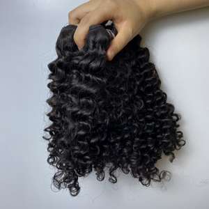 Fournisseur de cheveux vierges de qualité 12A Paquets de cheveux ondulés Vente en gros de paquets de tissage de cheveux humains vietnamiens non traités à double tirage - Product Image 5