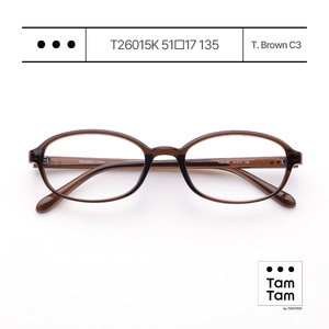 Tam Tam Oval Full Rim <b>Eyeglasses</b> Acrylic Lenses Anti-Blue Light Full-Rim Eyewear <b>Frames</b> High Durability Lightweight Excellent - Product Image 1