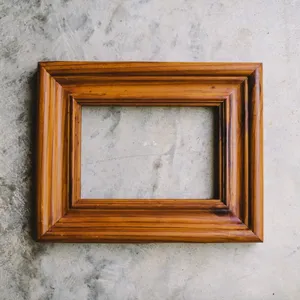 Cadre photo en bois artisanal, écologique et durable, de style moderne et contemporain, pour photos de famille, décoration murale pour salon - Product Image 3