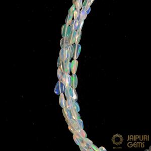 Pierres précieuses Jaipuri : Opales éthiopiennes naturelles, pierres brutes lisses, pépites, perles roulées 4mm 6mm 8mm, finitions polies, opalescentes pour - Product Image 2