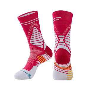 TITAN TREAD WEAR White Black Solid Crew <b>Socks</b> for Running Sport-Breathable Nylon/Cotton Cotton Liner Summer Sport <b>Socks</b> - Product Image 3