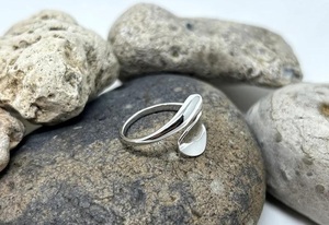 Heaven <b>Crafts</b> 925 Sterling Silver Adjustable Bypass Wrap Handmade Hiphop Multi Layer Statement Thumb <b>Ring</b> GIA Certified - Product Image 6