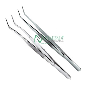Pinces manuelles de qualité supérieure, à pointes angulées, en acier inoxydable, pinces à pansements, instruments chirurgicaux personnalisés - Product Image 4
