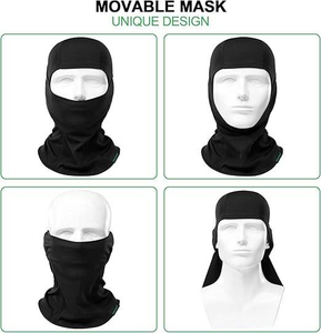 Pasamontañas de Ciclismo con Logotipo Personalizado, Tela Spandex Hyperwarm, Diseño 1:1 para Hombre, Ideal para Viajes y Pesca - Product Image 2