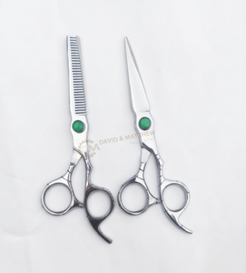 Ensemble de ciseaux de coiffure et de barbier les plus vendus, ciseaux à cheveux en acier inoxydable pour salon de coiffure - Product Image 5