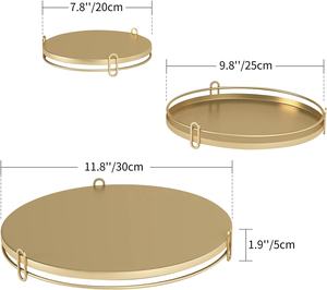 Multi Supports à gâteaux décoratifs Personnalisables Supports à gâteaux de table modernes Hautement décoratifs Fêtes Mariages Événements Centres de table - Product Image 4