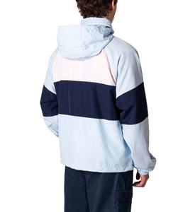 Chaqueta Cortavientos de Verano para Hombre, Diseño Color Block Personalizado al por Mayor, Transpirable, con Capucha, de Nailon, con Cierre de Cremallera, Talla Grande - Product Image 4