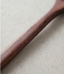 Ensemble de couverts en bois, cuillère, fourchette, couteau, design minimaliste, poli à la main, réutilisable, pour le camping, les événements et les repas en plein air - Product Image 2