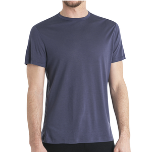 เสื้อยืดสตรีทแวร์สีพื้นทรงปกติ คัสตอมฟิต คอกลม เสื้อลำลองผู้ชาย เป็นมิตรกับสิ่งแวดล้อม แห้งเร็ว 220 กรัม - Product Image 2