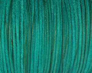 Cordón de cuero redondo de 2mm y todos los tamaños al por mayor en colores mate y vintage metálicos regulares para manualidades y accesorios de joyería - Product Image 1