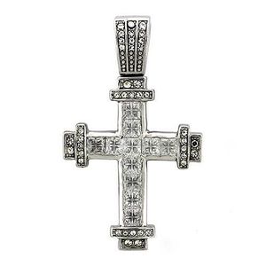 จี้เงินแท้ 925 ประดับมอสซาไนต์ LOAS1326 พร้อมเพชร CZ เกรด AAA คุณภาพสูง - Product Image 1