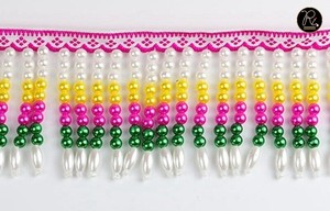 Venta al por mayor de exquisitos adornos hechos a mano con flecos de cuentas y parches de letras para ropa, zapatos, bolsos, sombreros. Compre directamente del proveedor. - Product Image 6