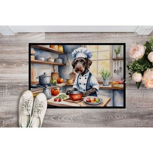 New German Wirehaired Pointer Doormat Non-Slip Indoor/Outdoor 18H X 27W Low Pile Rug Washable Front <b>Door</b> <b>Mat</b> for Entryway - Product Image 2