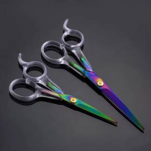 Morje Surgical Stainless Steel Hair Scissors Sharp Blade <b>Long</b> <b>Handle</b> Right Handed Barber <b>Shears</b> for Haircutting - Product Image 4