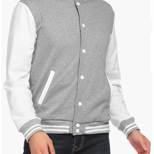 Veste universitaire de haute qualité, veste personnalisée de style baseball pour hommes et femmes, fabricant OEM ODM en gros, vestes unisexes - Product Image 6