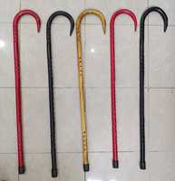 Canne d'entraînement en caoutchouc noir OEM pour arts martiaux, personnalisée, marron chocolat, 36 pouces de long x 1,1 pouce de diamètre, pour tous les âges