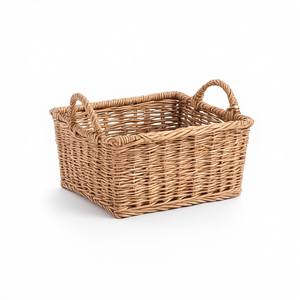 Panier décoratif en jonc de mer de style bohème, conçu pour les intérieurs tendance avec une texture rustique naturelle - Product Image 4