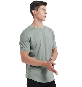 Camiseta Personalizada con Logotipo para Hombre, Corte Regular, 100% Algodón, Cuello Redondo, Manga Corta, Camiseta Básica, Fabricante Mayorista OEM - Product Image 4