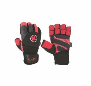 Durable Gym <b>Gloves</b> with <b>Fingerless</b> Design and Extra Palm Padding for Weight Training CrossFit and Strength Workout Performance - Product Image 1
