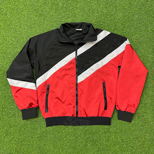 Custom 2026 Top Custom Logo Men's <b>Zip</b>-<b>Up</b> <b>Jacket</b> Windbreaker Short Set Breathable and Eco-Friendly Knee Length-for Summer - Product Image 4