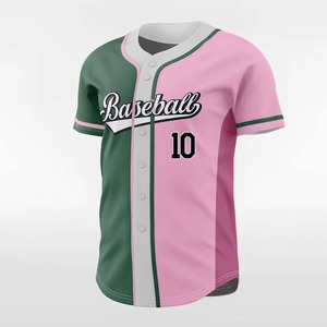 Jersey Baseball Premium Berkualitas Terbaru Custom MOQ Rendah Bahan Bernapas Cetak Digital untuk Dewasa - Product Image 3
