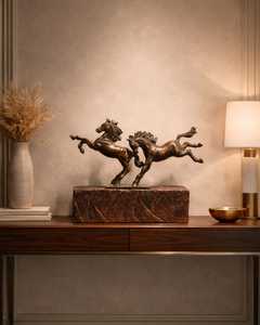 Luxury Stylish Golden Brass Swan Figurines Handmade Eco-Friendly Durable Modern Tabletop Decor Jaffsexports 2Pcs Living Room - Product Image 3