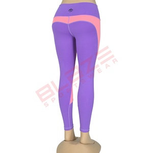 Leggings de yoga taille haute sans couture légers et personnalisés taille élastique à séchage rapide conception croisée collants de couleur unie de grande taille - Product Image 5