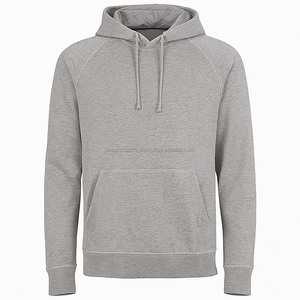 Survêtement d'hiver pour homme personnalisé de qualité supérieure, à manches raglan, uni, devant uni, doux, en tricot épais, impression sérigraphique, broderie - Product Image 2