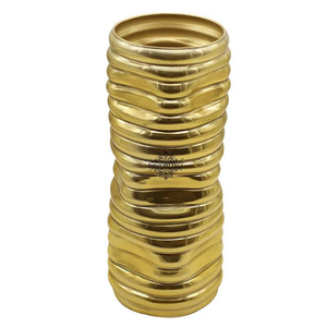 Vase à fleurs en aluminium de haute qualité avec finition nickelée pour la décoration de table, vase à fleurs en métal pour la décoration de table - Product Image 2