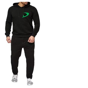 Vente en gros de survêtements d'entraînement pour hommes, survêtement de Jogging en tissu Polyester - Product Image 1