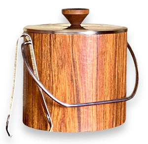 Cubos de hielo de madera con capa interior de latón y asa, enfriador de vino de madera a precio asequible - Product Image 3