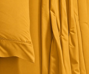 Collection de literie de luxe Goldenrod 500 TC Queen Size 4 pièces, draps ultra doux, tissu respirant de qualité supérieure, poches profondes - Product Image 2