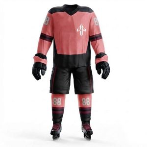 Uniforme de Hockey sobre Hielo RIVIAN ATLANTIC de Alta Calidad, Impresión por Transferencia de Calor, Manga Larga, 100% Poliéster, Logotipo Personalizado para Hombre - Product Image 2