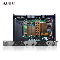 Penguat Daya Digital 2 Kanal 800W 4/2/8 Ohm Profesional untuk Subwoofer Speaker Sistem PA Audio Hi-Res