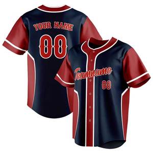 Camiseta de Béisbol Blanca al por Mayor, Impresión Digital de Logotipo y Nombre, Ropa Deportiva, Botones Cosidos, Jersey de Béisbol Personalizado Unisex, Spandex/Algodón - Product Image 5
