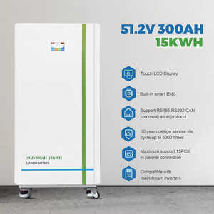 Batterie au lithium de stockage d'énergie solaire HR 48V 300Ah 15kWh, stockage domestique 10kW avec capacité de 10kWh, blanc, 140 kg - Product Image 5
