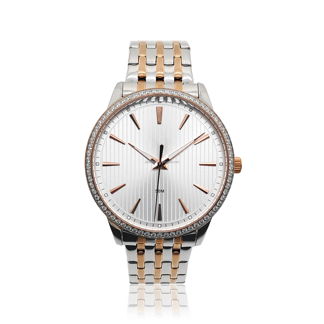 Watch Two-tone Stainless Steel Elegant Water Resistant Watches Round Quartz Watch Top Cases Men 40mm/42 Mm SAPPHIRE Crystal TW