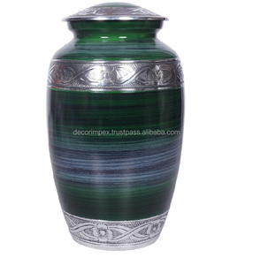 Good Quality Finished Personalized Metal Cremation Urn <b>for</b> Human <b>Ashes</b> Decorative metal <b>ashes</b> urn Adult application funeral urn - Product Image 2