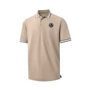 100% algodón personalizado para Polo camisa para hombres transpirable que absorbe la humedad secado rápido manga corta OEM Logo venta al por mayor proveedores - Product Image 1